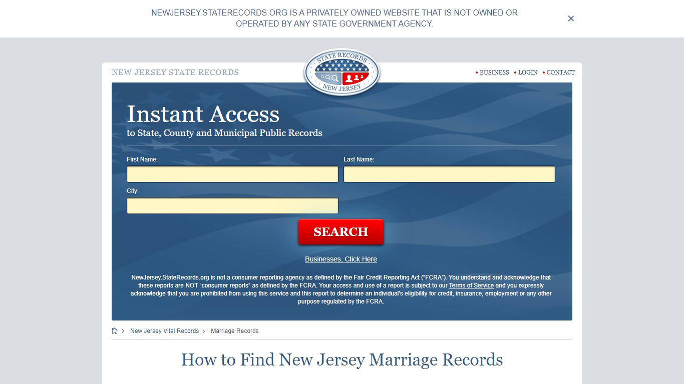 How to Find New Jersey Marriage Records