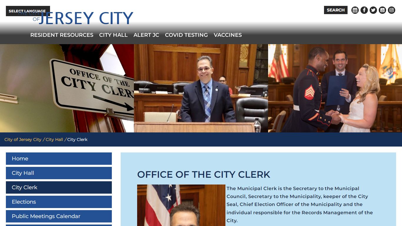 City Clerk - City of Jersey City - Jersey City, New Jersey
